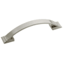 Amerock Candler 3-3/4 Inch Center to Center Handle Cabinet Pull Satin Nickel