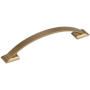 Amerock Candler 5-1/16 Inch Center to Center Handle Cabinet Pull Golden Champagne