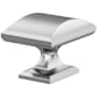 Amerock Candler 1-1/2 Inch Rectangular Cabinet Knob Polished Chrome