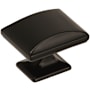 Amerock Candler 1-1/2 Inch Rectangular Cabinet Knob Black Bronze