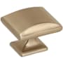 Amerock Candler 1-1/2 Inch Rectangular Cabinet Knob Golden Champagne