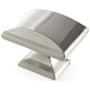 Amerock Candler 1-1/2 Inch Rectangular Cabinet Knob Satin Nickel