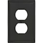 Amerock Mulholland Single Gang Duplex Outlet Wall Plate Black Bronze