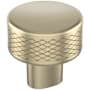 Amerock Bronx 1-1/4 Inch Mushroom Cabinet Knob Golden Champagne