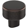 Amerock Bronx 1-1/4 Inch Mushroom Cabinet Knob Oil Rubbed Bronze