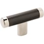Polished Nickel / Black Bronze