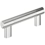 Amerock Bronx 3-3/4 Inch Center to Center Bar Cabinet Pull Polished Chrome