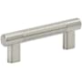 Amerock Bronx 3-3/4 Inch Center to Center Bar Cabinet Pull Satin Nickel
