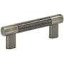 Amerock Bronx 3-3/4 Inch Center to Center Bar Cabinet Pull Gunmetal