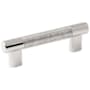 Amerock Bronx 3-3/4 Inch Center to Center Bar Cabinet Pull Polished Nickel / Stainless Steel