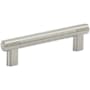 Amerock Bronx 5-1/16 Inch Center to Center Bar Cabinet Pull Satin Nickel