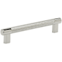 Amerock Bronx 6-5/16 Inch Center to Center Bar Cabinet Pull Polished Nickel
