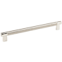 Amerock Bronx 10-1/16 Inch Center to Center Bar Cabinet Pull Polished Nickel / Stainless Steel