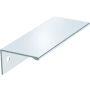 Amerock Edge Pull 3-3/4 Inch Long Finger Cabinet Pull Polished Chrome