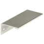 Amerock Edge Pull 3-3/4 Inch Long Finger Cabinet Pull Satin Nickel