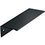 Amerock Edge Pull 4-1/2 Inch Long Finger Cabinet Pull Matte Black