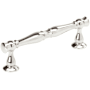 Amerock Crawford 3-3/4 Inch Center to Center Bar Cabinet Pull Polished Chrome