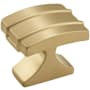 Amerock Davenport 1-1/4 Inch Rectangular Cabinet Knob Champagne Bronze