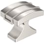 Amerock Davenport 1-1/4 Inch Rectangular Cabinet Knob Polished Nickel