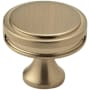 Amerock Oberon 1-3/8 Inch Mushroom Cabinet Knob Golden Champagne