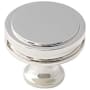 Amerock Oberon 1-3/8 Inch Mushroom Cabinet Knob Polished Nickel