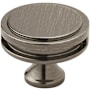 Amerock Oberon 1-3/4 Inch Mushroom Cabinet Knob Gunmetal