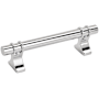 Amerock Davenport 3-3/4 Inch Center to Center Bar Cabinet Pull Polished Chrome