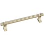 Amerock Davenport 6-5/16 Inch Center to Center Bar Cabinet Pull Golden Champagne