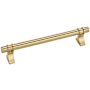 Amerock Davenport 6-5/16 Inch Center to Center Bar Cabinet Pull Champagne Bronze