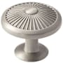 Amerock Crawford 1-3/8 Inch Mushroom Cabinet Knob Satin Nickel