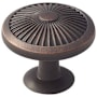 Amerock Crawford 1-3/8 Inch Mushroom Cabinet Knob Oil Rubbed Bronze