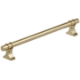 Amerock Davenport 7-9/16 Inch Center to Center Bar Cabinet Pull Golden Champagne