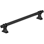 Amerock Davenport 7-9/16 Inch Center to Center Bar Cabinet Pull Matte Black