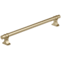 Amerock Davenport 8-13/16 Inch Center to Center Bar Cabinet Pull Golden Champagne