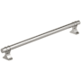 Amerock Davenport 10-1/16 Inch Center to Center Bar Cabinet Pull Satin Nickel