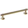 Amerock Sea Grass 6-5/16 Inch Center to Center Bar Cabinet Pull Golden Champagne