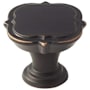 Amerock Grace Revitalize 1-3/8 Inch Square Cabinet Knob Oil Rubbed Bronze