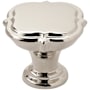 Amerock Grace Revitalize 1-3/8 Inch Square Cabinet Knob Polished Nickel