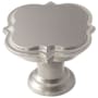 Amerock Grace Revitalize 1-3/4 Inch Square Cabinet Knob Satin Nickel