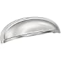 Amerock Ashby 3 and 4 Inch Center to Center Cup Cabinet Pull Polished Chrome
