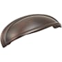 Amerock Ashby 3 and 4 Inch Center to Center Cup Cabinet Pull Oil-Rubbed Bronze