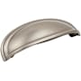 Amerock Ashby 3 and 4 Inch Center to Center Cup Cabinet Pull Weathered Nickel