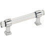 Amerock Glacio 3-3/4 Inch Center to Center Bar Cabinet Pull Polished Chrome