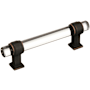 Amerock Glacio 3-3/4 Inch Center to Center Bar Cabinet Pull Clear / Oil Rubbed Bronze
