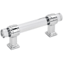 Amerock Glacio 3 Inch Center to Center Bar Cabinet Pull Polished Chrome