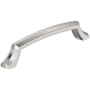 Amerock Bellamy 5-1/16 Inch Center to Center Arch Cabinet Pull Polished Nickel