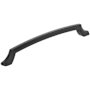 Amerock Bellamy 8-13/16 Inch Center to Center Arch Cabinet Pull Matte Black