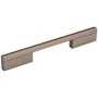 Amerock Separa 6-5/16 Inch Center to Center Handle Cabinet Pull Black Brushed Nickel
