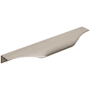Amerock Aloft 6-9/16 Inch Center to Center Finger Cabinet Pull Satin Nickel