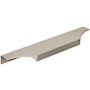 Amerock Extent 8-9/16 Inch Center to Center Finger Cabinet Pull Satin Nickel